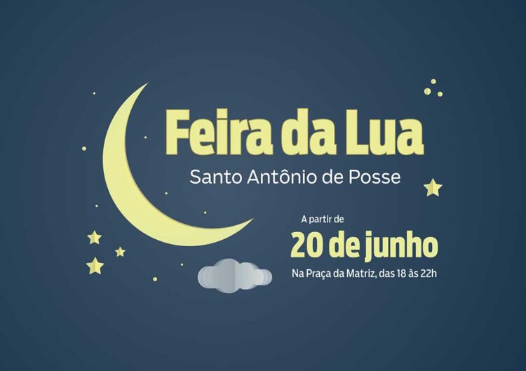 Prefeitura inaugura Feira da Lua na quarta-feira, dia 20 de junho