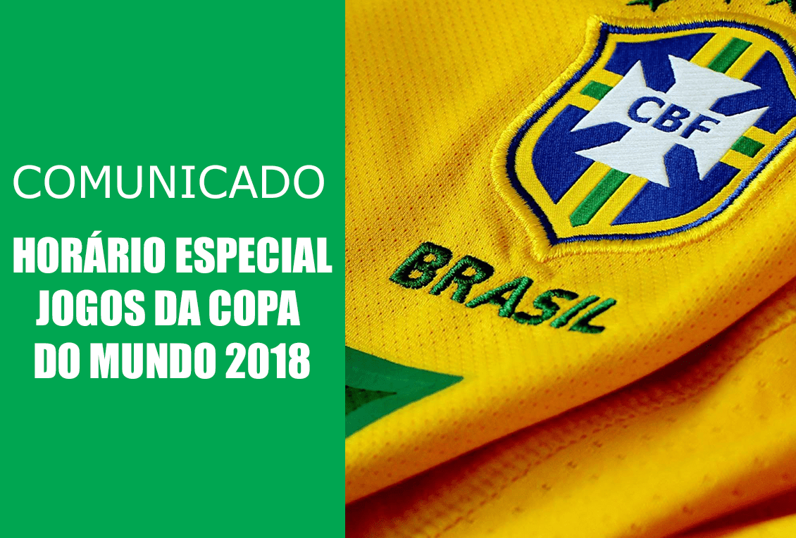 Horário da Prefeitura durante jogos do Brasil na Copa do Mundo