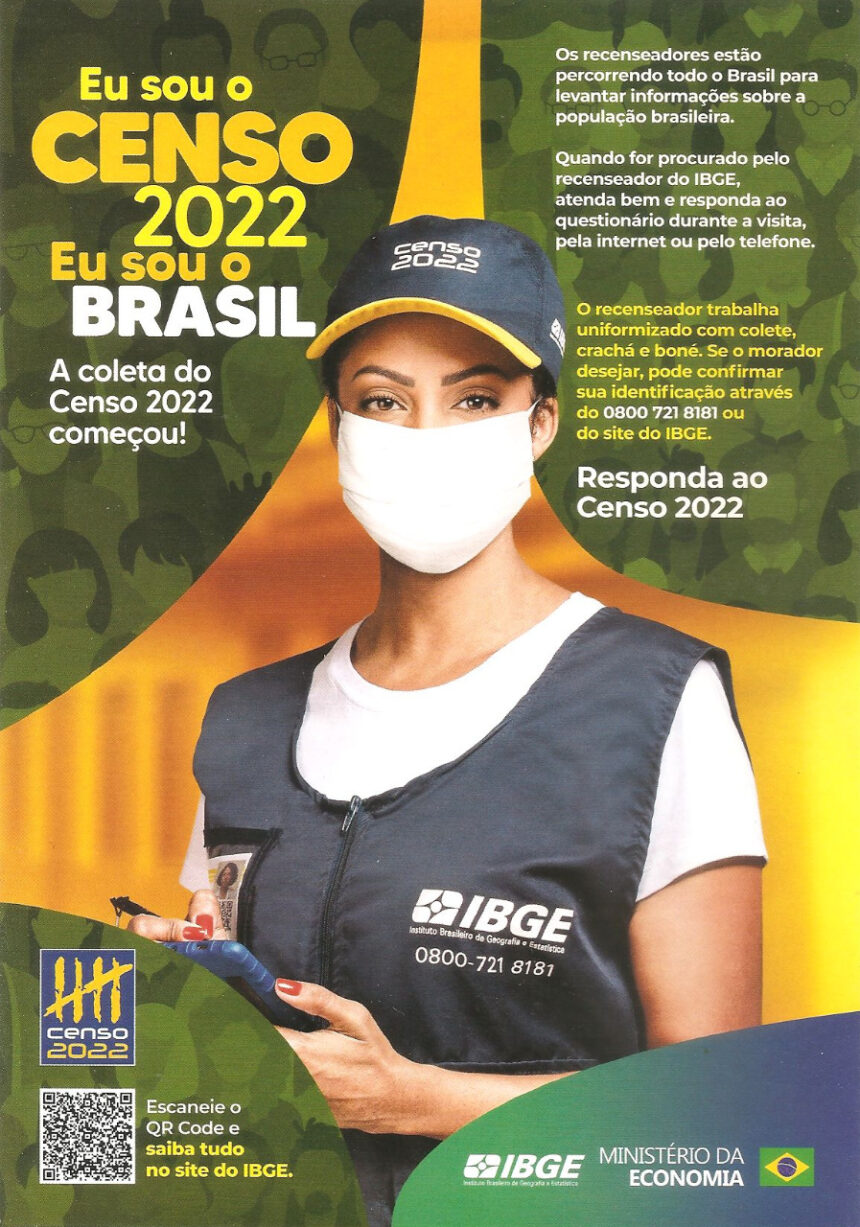 IBGE está com 5 vagas abertas para Agentes Censitários Municipais do Censo 2022