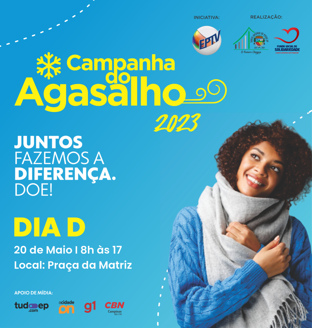 Fundo Social promove Campanha do Agasalho, Notícias