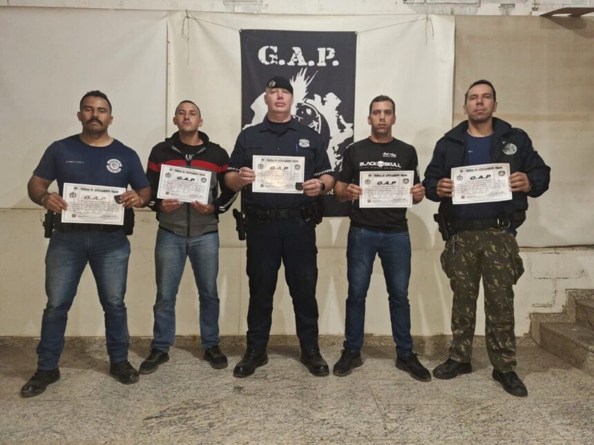 Guarda Civil Municipal de Santo Antônio de Posse participa de curso de Técnicas de Patrulhamento Urbano