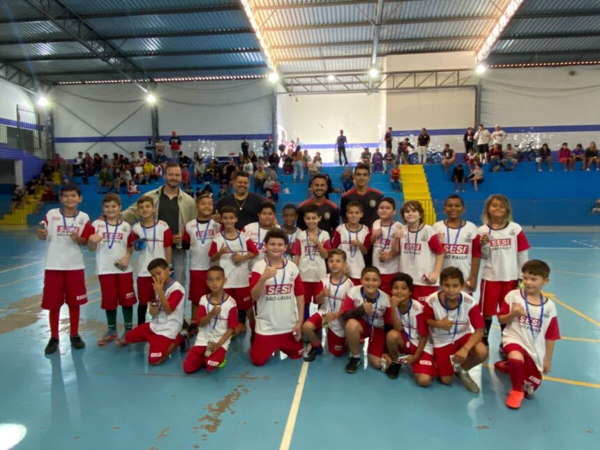2º Inter Sesi de Futsal reúne cerca de 150 crianças e adolescentes